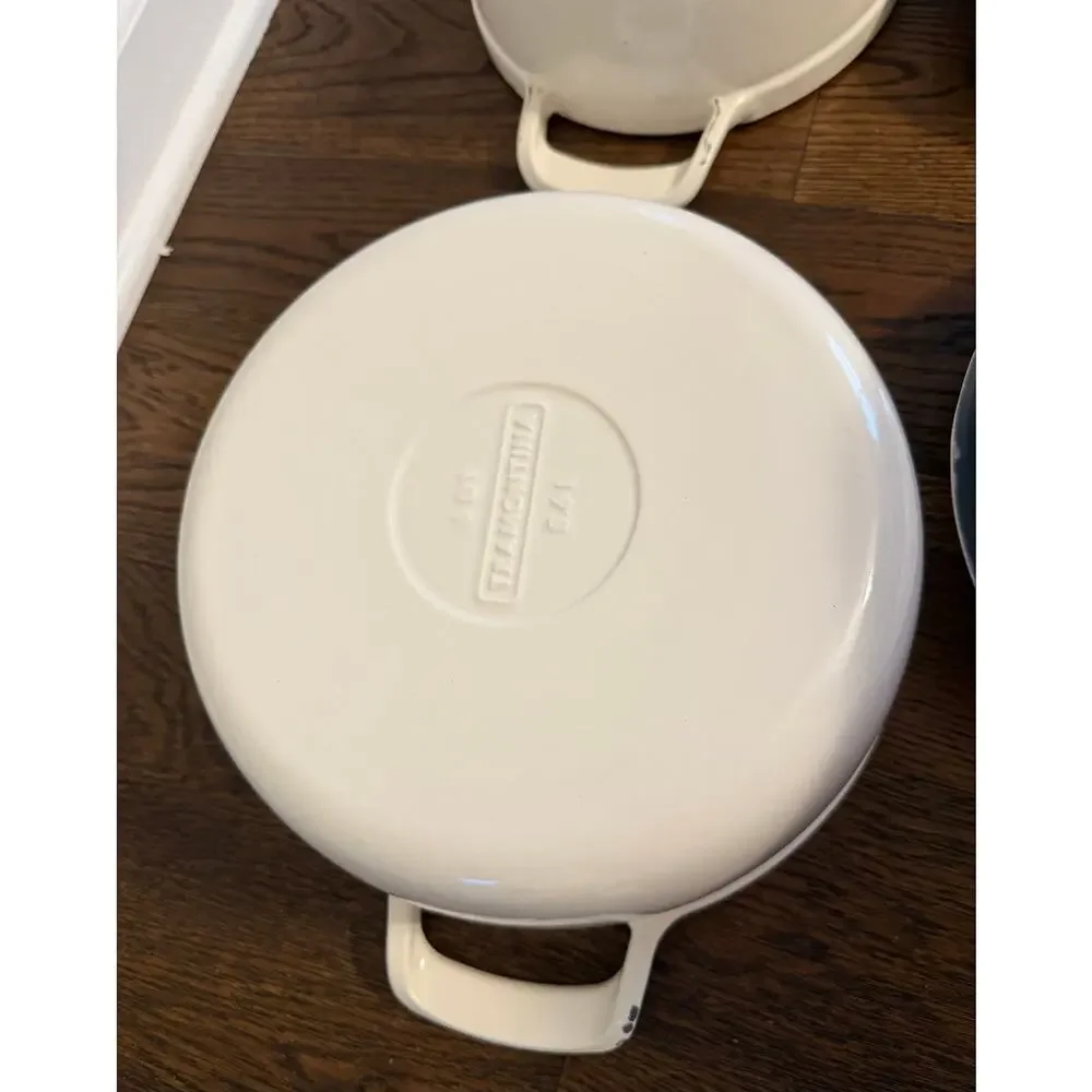 Tramontina Dutch Oven 2 Piece Marshmallow White